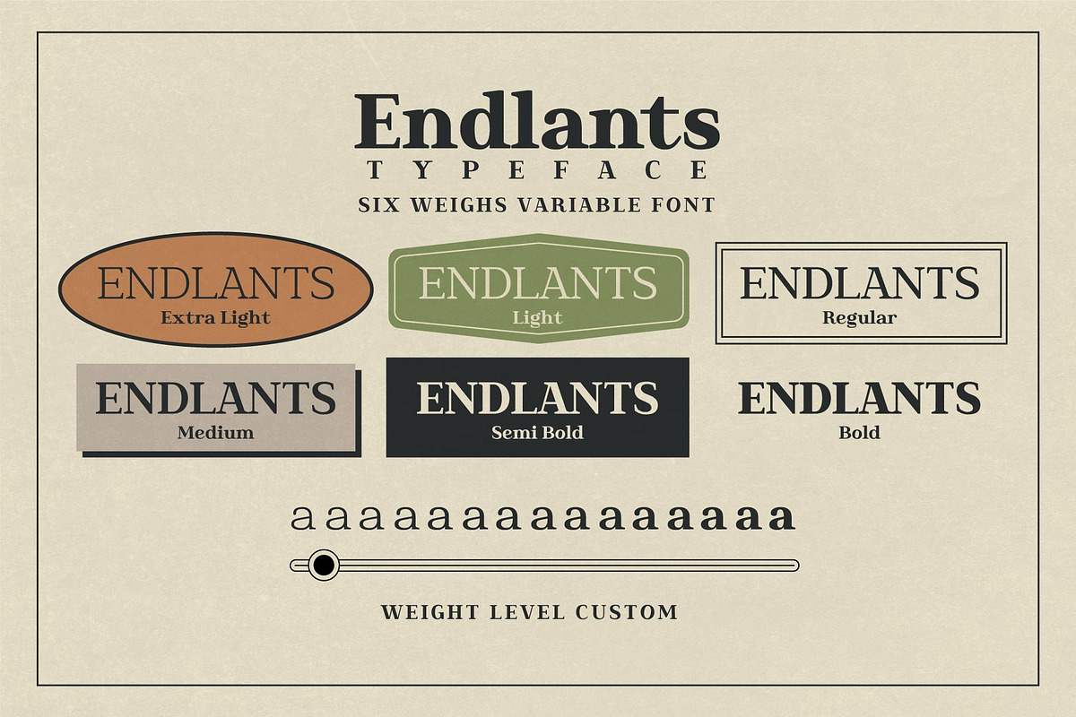 Endlants, a Serif Font by Drizy (Photo 9 of 9)