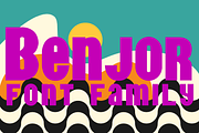 Benjor Font Family, a Sans Serif Font by Incstone Design by Megami (Thumbnail 1 of 8)