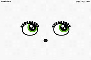 Cute Kawaii Faces, an Animal Illustration by Kessens (Thumbnail 3 of 3)