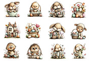 Whimsical Easter Farm Clipart, an Illustration by Dream Creation (Thumbnail 2 of 5)