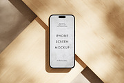 iPhone 15 Pro Mockup Set, an iPhone Mockup by professorinc (Thumbnail 3 of 6)