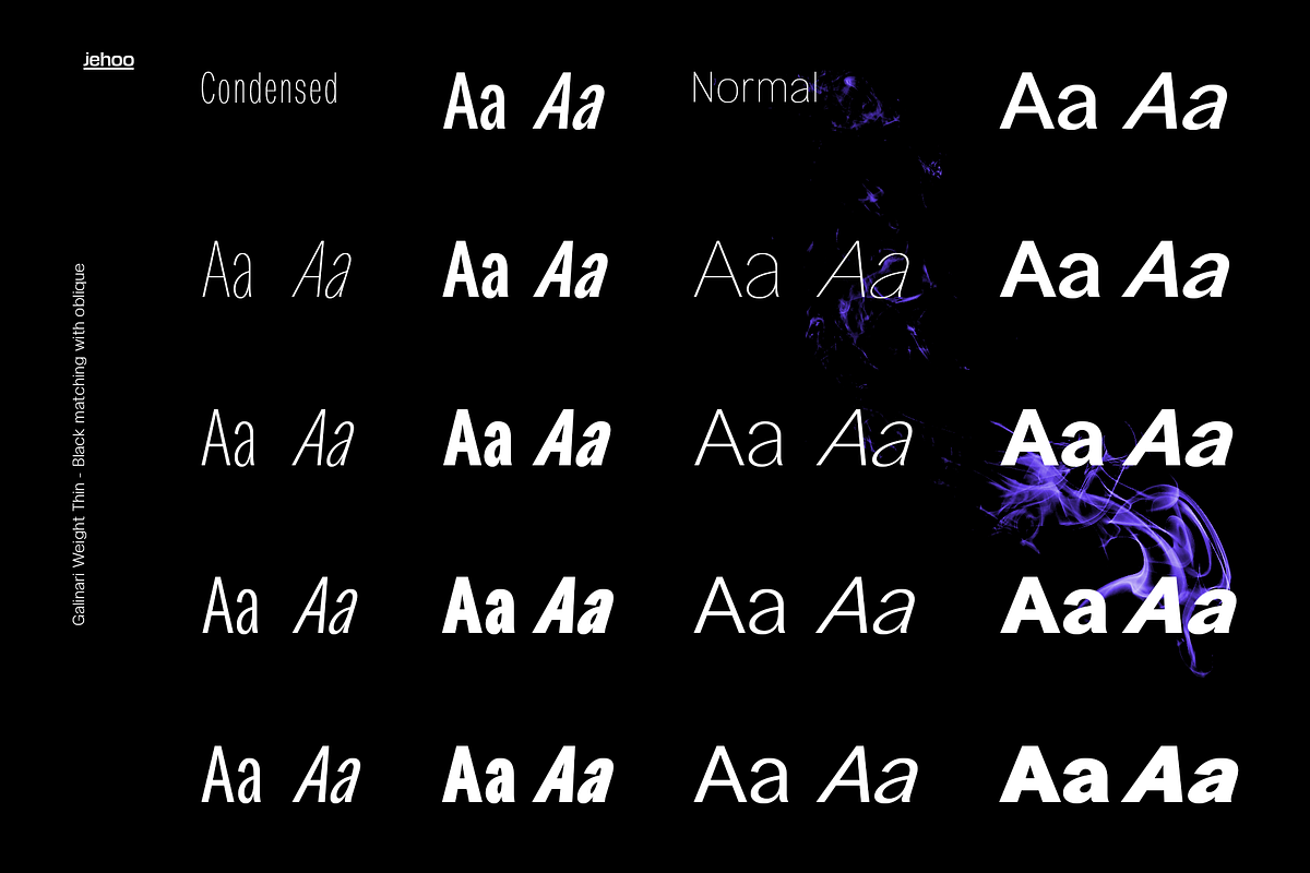 Gallinari - Modern Grotesk 36 Fonts, a Sans Serif Font by Jehoo Creative (Photo 13 of 14)