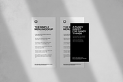 The Simple Menu Mockup, a Stationery Template by makeitnicemockups (Thumbnail 3 of 4)