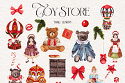 Toy Store. Christmas graphic., an Object Illustration by ma_i_vi (Thumbnail 4 of 12)