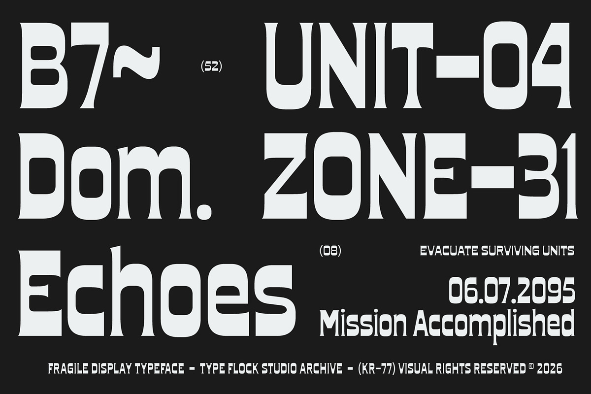 TFC Fragile Font, a Sans Serif Font by Type Flock (Photo 7 of 17)