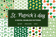 St Patrick's day patterns set, a Pattern Graphic by Swetsol (Thumbnail 1 of 6)