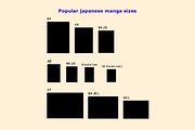 Manga Canvas Size Templates, a Design Template by Vectorheroes (Thumbnail 2 of 3)