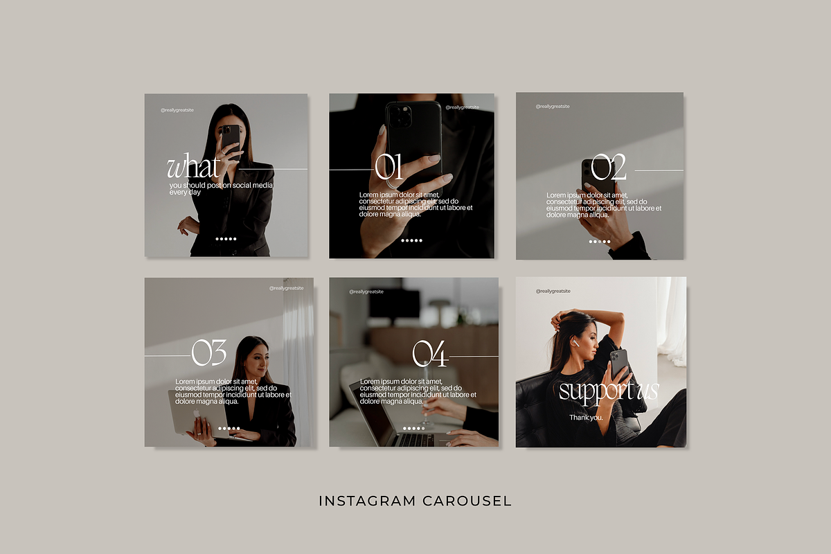 Instagram Templates | Canva, a Social Media Template by Maga Studio (Photo 5 of 6)