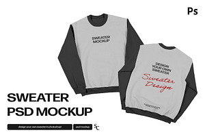 Sweater Template | Crewneck Mockup