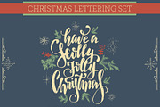 Christmas Lettering SET, a Decorative Illustration by ARSCOR (Thumbnail 1 of 6)