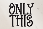 Only This | Script Font, a Script Font by Scratchones (Thumbnail 1 of 8)
