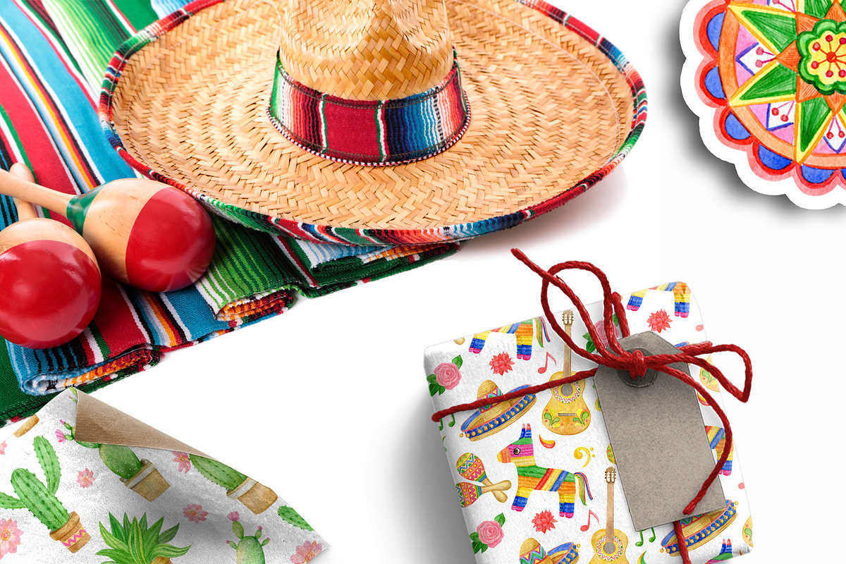 Watercolor cinco de mayo clipart set, a Graphic by svetodesign (Photo 4 of 8)