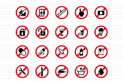 100 Forbidden Signs - Icons, an Icon by doghead (Thumbnail 6 of 6)
