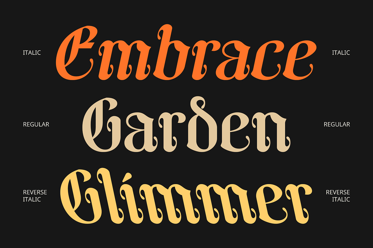 CS Meliora – Blackletter Font, a Blackletter Font by Craft Supply Co. (Photo 3 of 8)
