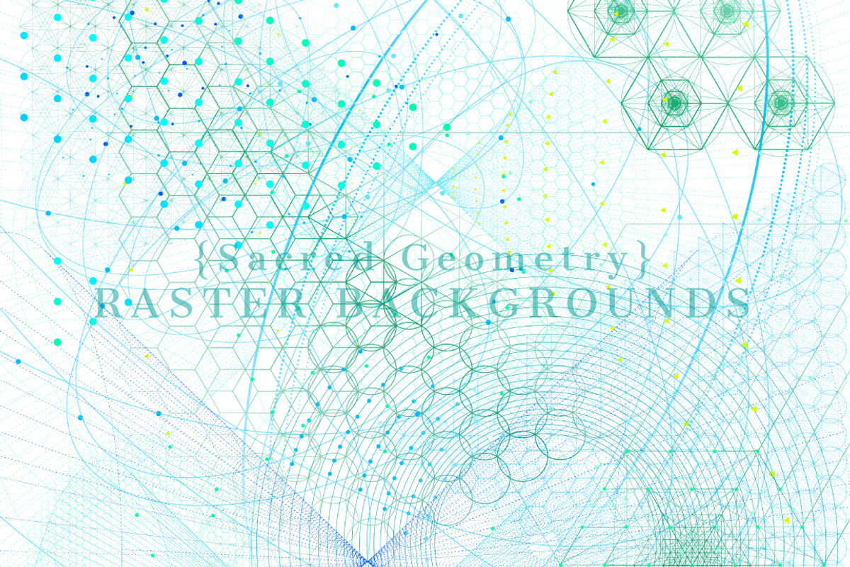 {Sacred Geometry} Raster Backgrounds, a Texture Graphic by ekaart (Photo 6 of 9)