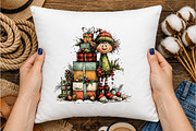 Whimsical Christmas Elf Clipart, a Person Illustration by OK Design (Thumbnail 4 of 6)
