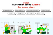 Modern Banking Illustration, an Illustration by orenjidesign (Thumbnail 4 of 8)