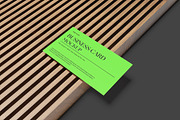 Business Card Mockup Top View, an Advertising Mockup by GraphicWindow (Thumbnail 3 of 6)