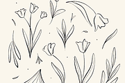 Organic Vintage Botanical Florals, a Decorative Illustration by Neptune Paper Co. (Thumbnail 2 of 3)
