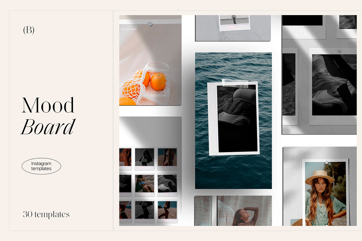 MoodBoard Film & Instant instagram, a Social Media Template by BlancheStudio (Photo 1 of 9)