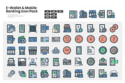 E-Wallet & Mobile Banking Icon Pack, a Duotone Icon by erifqizeicon (Thumbnail 1 of 3)