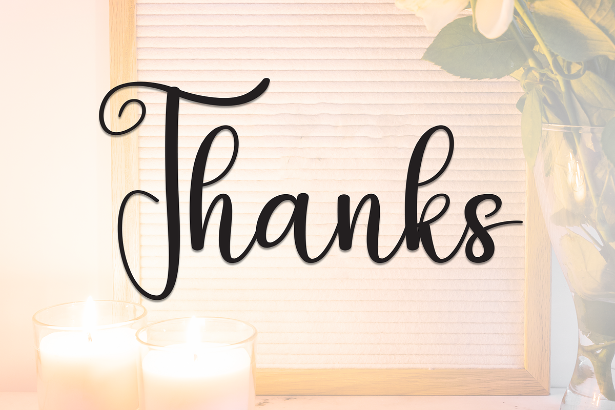 Lighting | Script Font, a Handwritten Font by Scratchones (Photo 9 of 9)