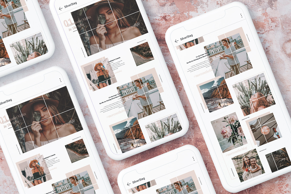 #InstaGrid 1.0 Canva Puzzle Template, a Social Media Template by SilverStag Type Foundry (Photo 2 of 14)
