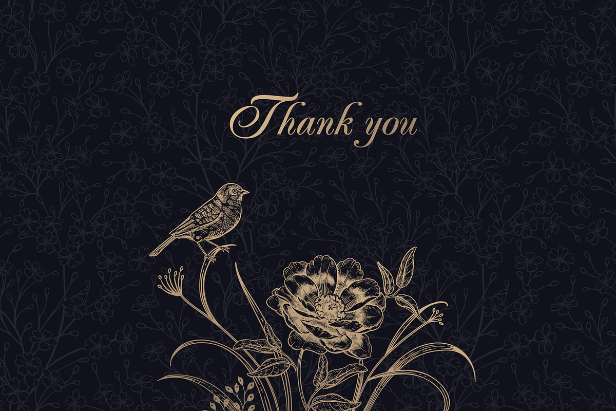 Floral letters and number., a Decorative Illustration by MarinaVorontsova (Photo 12 of 12)