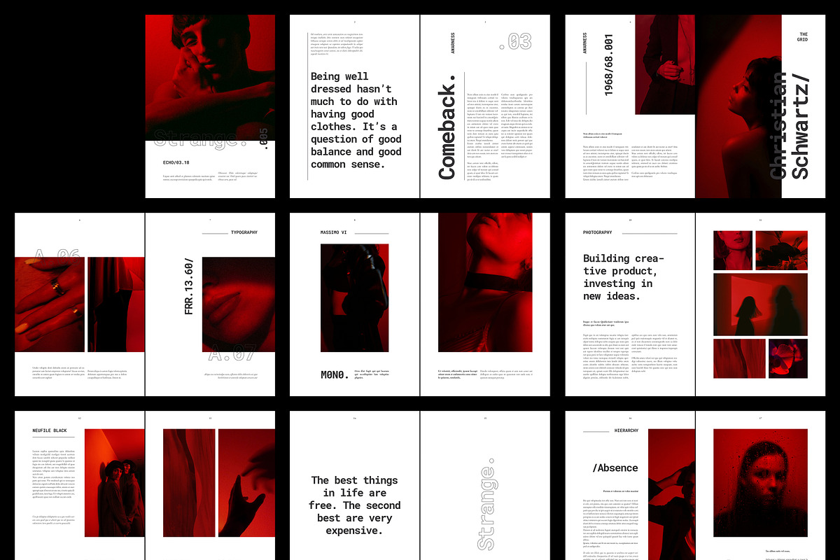STRANGE Editorial Lookbook, a Magazine Template by Arif Tri Ananta (Photo 14 of 14)