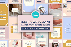 Sleep Coach Instagram Templates