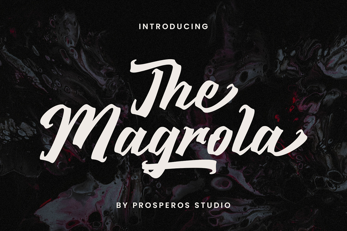 The Magrola - Vintage Script Font, a Handwritten Font by prps.std (Photo 1 of 8)