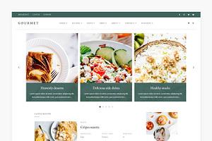 Gourmet - Food Blog & Recipe Theme