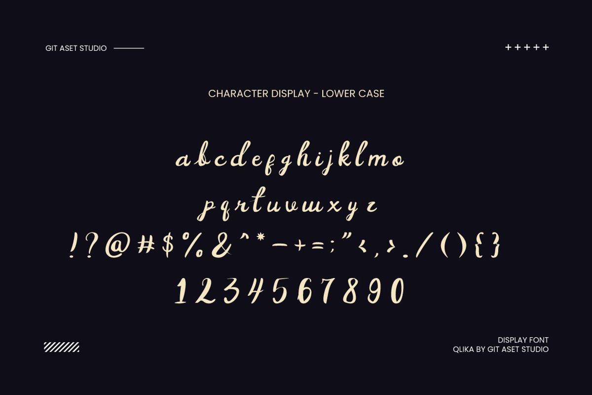 Qlika Script Font, a Handwritten Font by gitasetstudio (Photo 4 of 6)