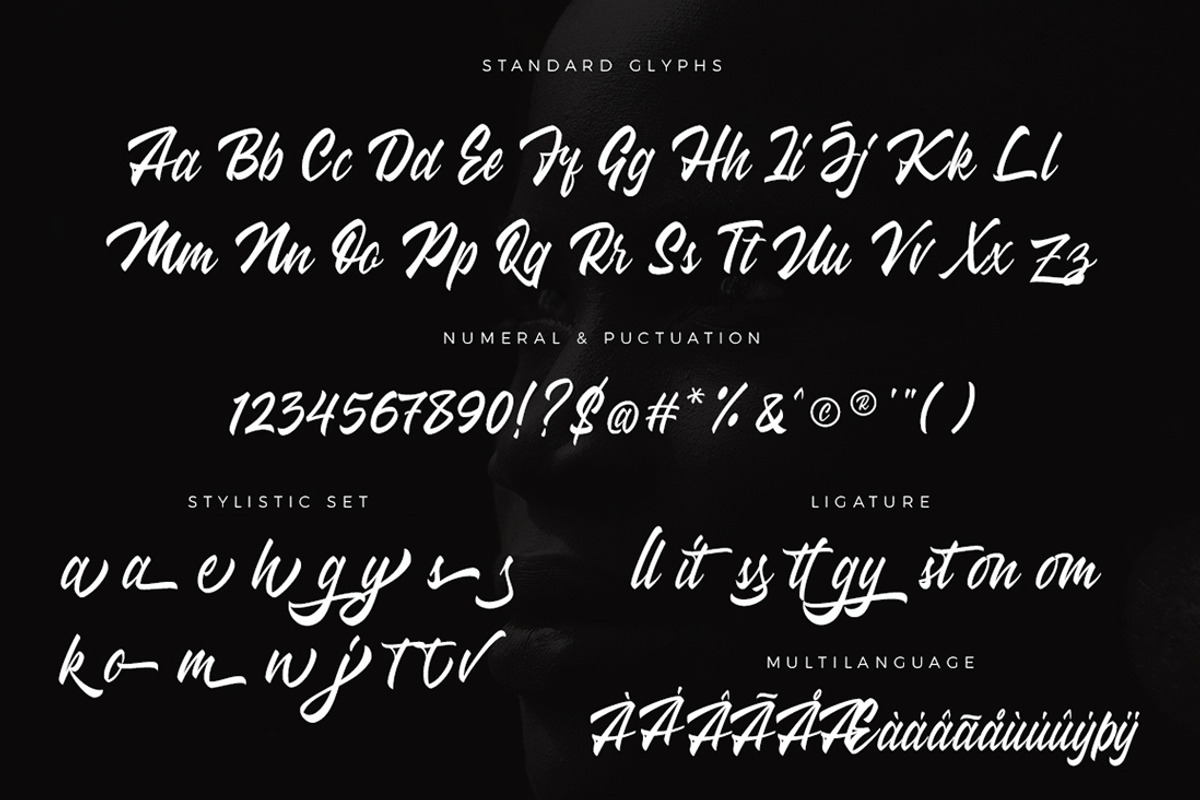 Wakanda Script Business Font preview 8