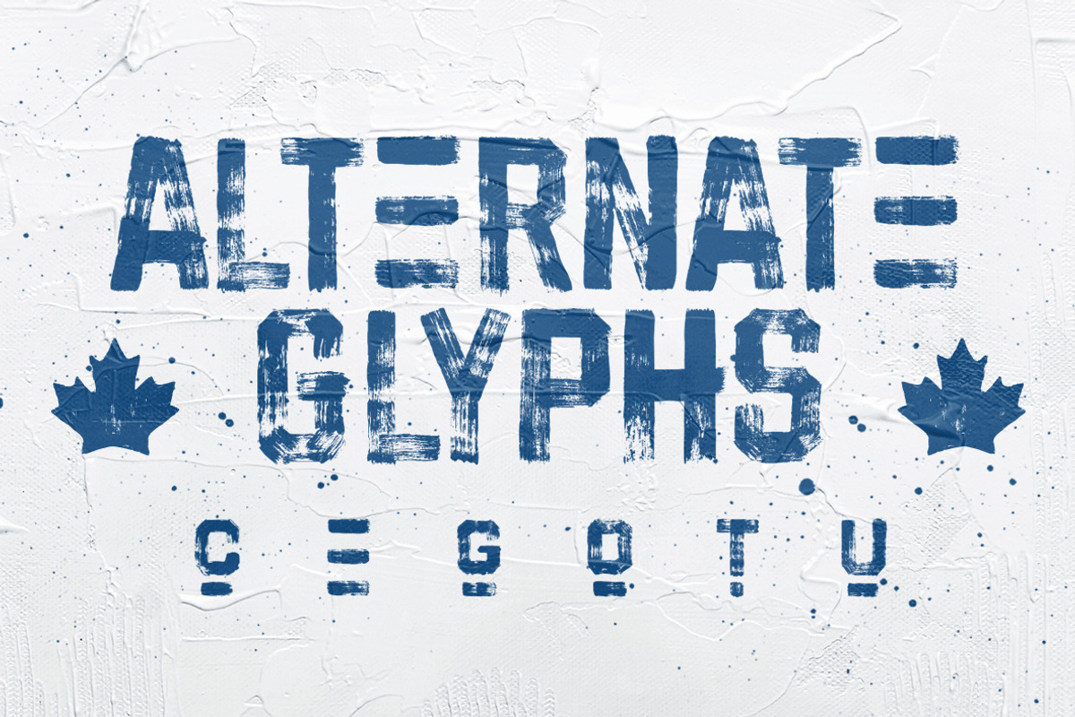 Hockeynight Sans Brush, a Sans Serif Font by XTOPH - Fonts (Photo 3 of 6)