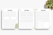 Digital Notebook Pages, a Stationery Template by Ultimate Template Shop (Thumbnail 4 of 8)