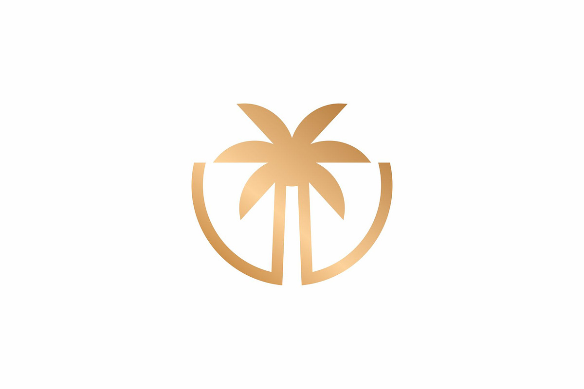 Vintage Retro Palm Tree Logo, a Branding & Logo Template by Buqancreative (Photo 2 of 4)