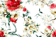 Watercolor botanical fruity flowers, a Decorative Illustration by Edith’s World (Thumbnail 7 of 10)