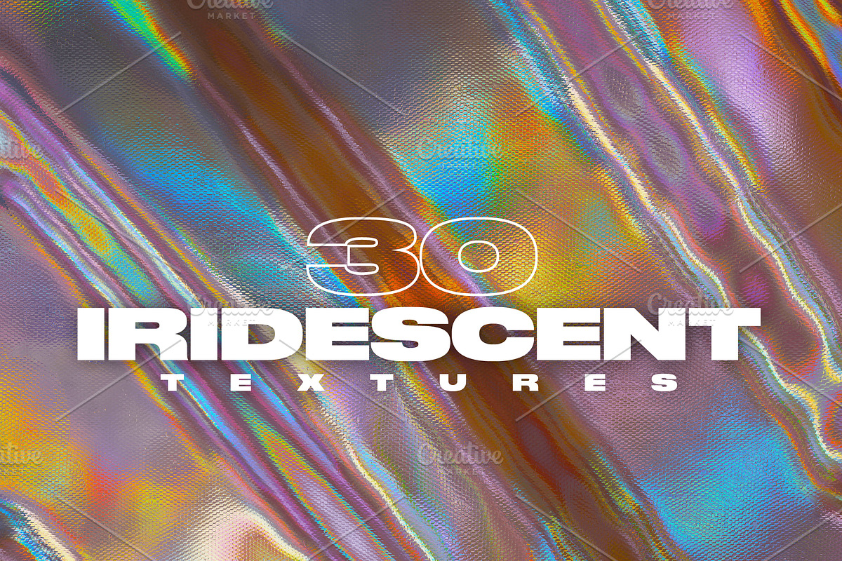 Holographic Iridescent Textures, a Texture Graphic by ASDF Graphics (Photo 1 of 10)