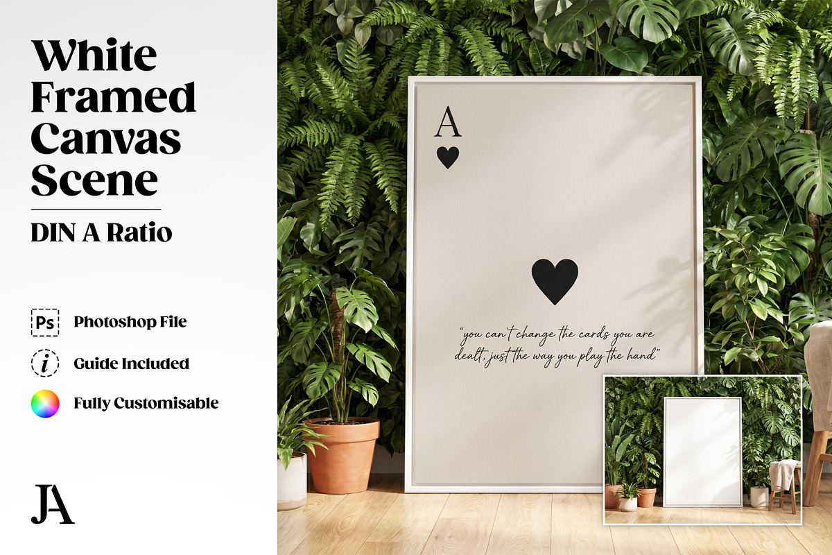 Framed Canvas Mockup Bundle PSD, a Household Mockup by Julian Adams (Photo 7 of 35)