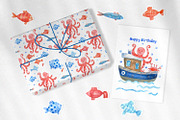 Nautical Mile Watercolor Collection, an Animal Illustration by Anna Druzhkova (Thumbnail 28 of 30)