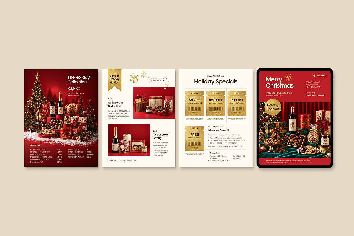 Christmas Magazine Template, a Magazine Template by BrandPacks (Photo 3 of 5)