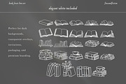Book Lover Line Art Bundle, a Decorative Illustration by Fins and Fiction (Thumbnail 4 of 8)