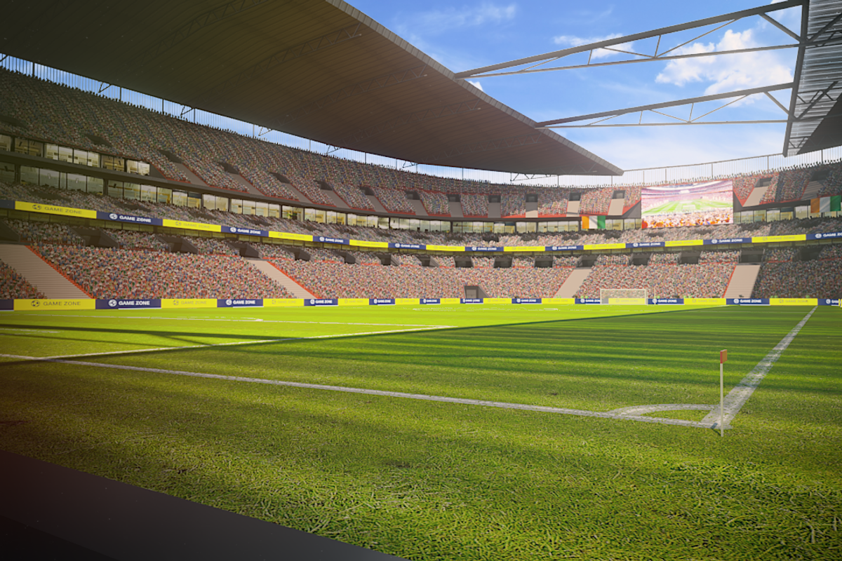 Football stadium game ready 3D-Model, an Architecture 3D Model by 3DGeeq (Photo 7 of 18)