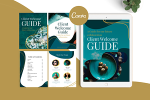 Teal Chic Client Welcome Guide Canva