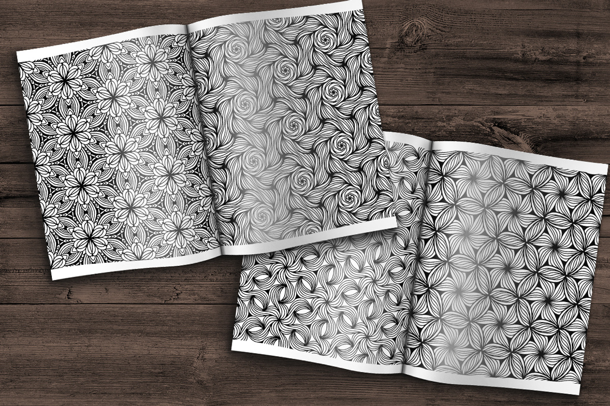 125 seamless hand drawn textures, a Pattern Graphic by Mandarinkas art (Photo 9 of 23)
