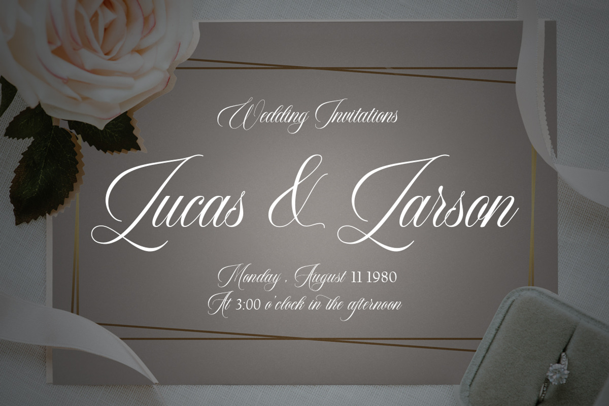 Saverny Script, a Script Font by HKL Studio (Photo 5 of 11)