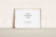 Landscape Wood Frame Leaning Mockup, a Product Mockup by OakstoneCreative (Thumbnail 2 of 5)