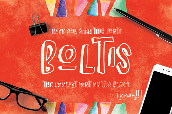 Boltis Font preview 4