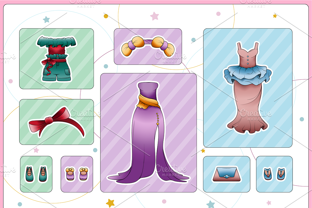 Velcro game for kids Olivia's House, a Brochure Template by MYAFKA (Photo 5 of 15)